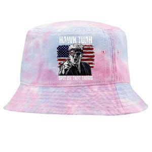 Hawk Tush Spit On That Thing Funny Tie-Dyed Bucket Hat