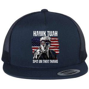 Hawk Tush Spit On That Thing Funny Flat Bill Trucker Hat