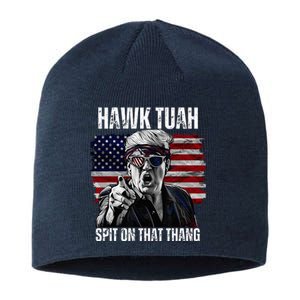 Hawk Tush Spit On That Thing Funny Sustainable Beanie