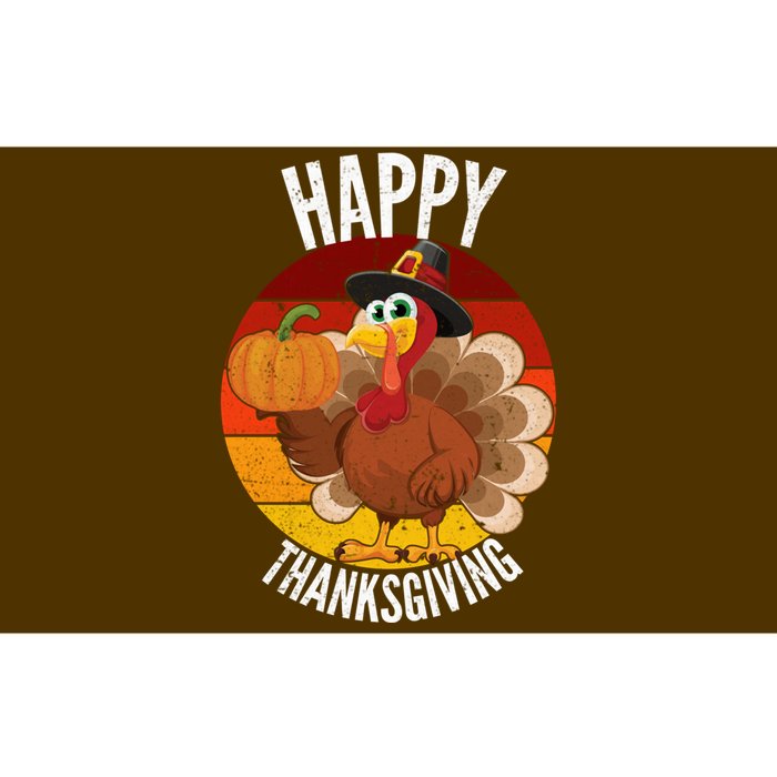 Happy Thanksgiving Sweatshirt Cute Turkey Bumper Sticker