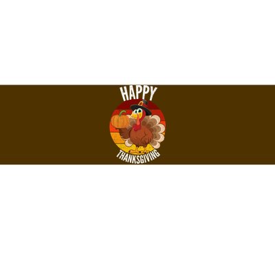 Happy Thanksgiving Sweatshirt Cute Turkey Bumper Sticker