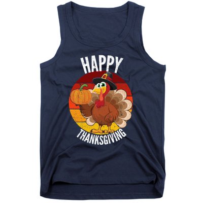 Happy Thanksgiving Sweatshirt Cute Turkey Tank Top