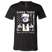 Hawk Tush Spit On That Thang Viral Election Parody V-Neck T-Shirt