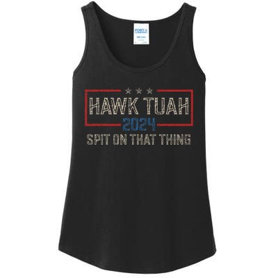 Hawk Tush Spit On That Thing 2024 Parody Election Ladies Essential Tank