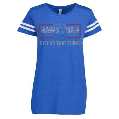 Hawk Tush Spit On That Thing 2024 Parody Election Enza Ladies Jersey Football T-Shirt