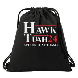 Hawk Tush Spit On That Thang Viral Election Parody Drawstring Bag