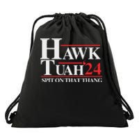 Hawk Tush Spit On That Thang Viral Election Parody Drawstring Bag