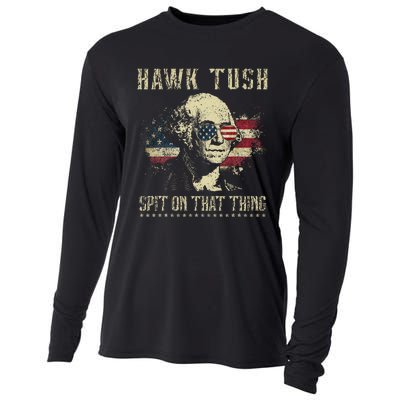 Hawk Tush Spit On That Thing 2024 Parody Cooling Performance Long Sleeve Crew