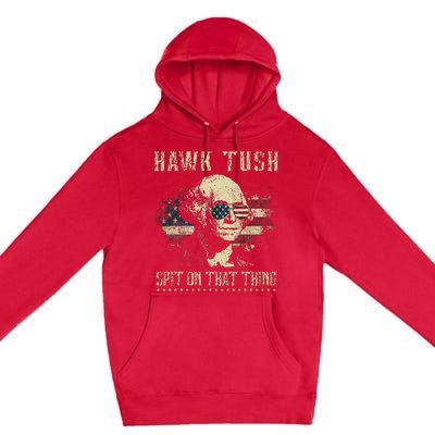 Hawk Tush Spit On That Thing 2024 Parody Premium Pullover Hoodie