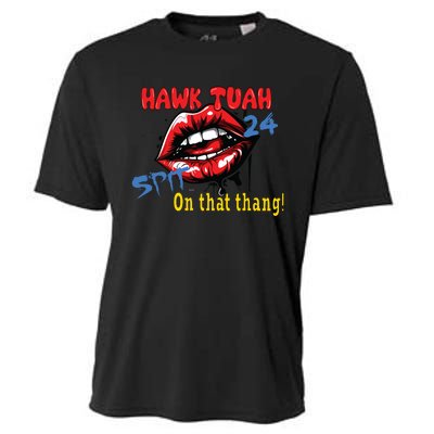 Hawk Tush Spit On That Thing Presidential Candidate Parody Cooling Performance Crew T-Shirt