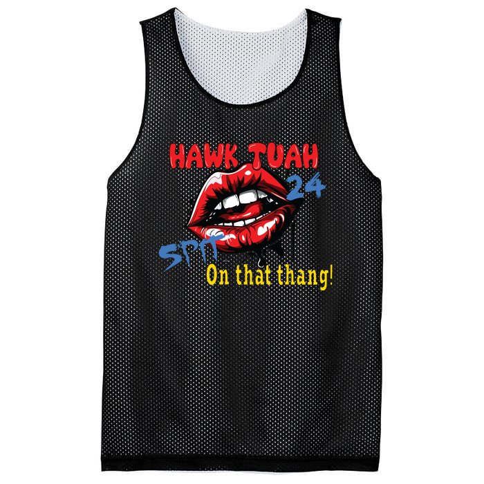 Hawk Tush Spit On That Thing Presidential Candidate Parody Mesh Reversible Basketball Jersey Tank