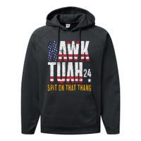 Hawk Tush Spit On That Thang Election Parody Performance Fleece Hoodie