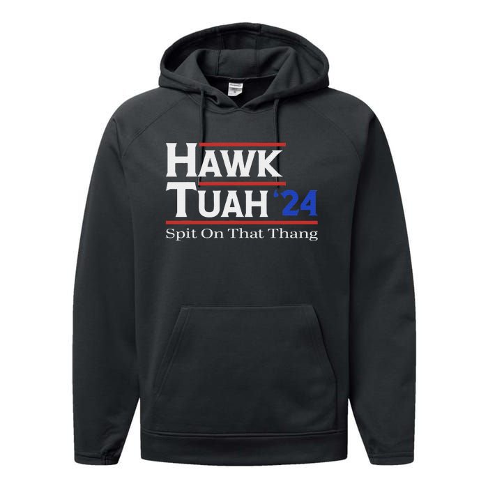 Hawk Tush Spit On That Thang Election Parody Performance Fleece Hoodie