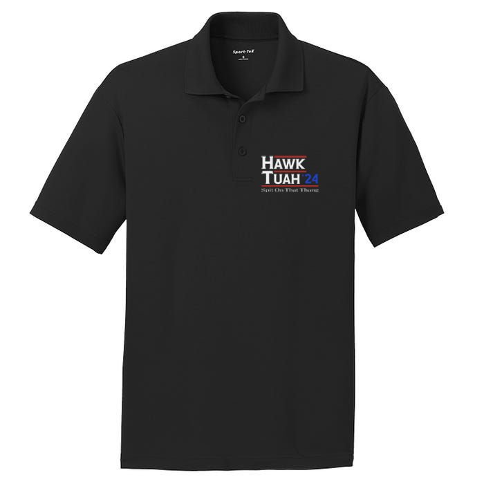 Hawk Tush Spit On That Thang Election Parody PosiCharge RacerMesh Polo