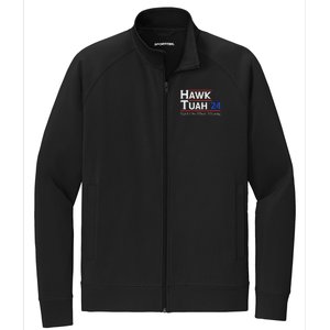 Hawk Tush Spit On That Thang Election Parody Stretch Full-Zip Cadet Jacket