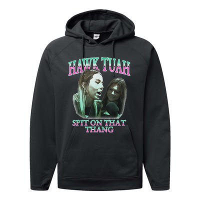 Hawk Tush Spit On That Thing Presidential Candidate Parody Performance Fleece Hoodie