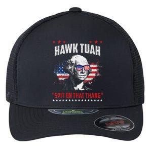 Hawk Tush Spit On That Thing Presidential Candidate Parody Flexfit Unipanel Trucker Cap