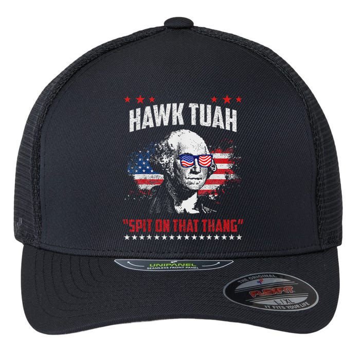 Hawk Tush Spit On That Thing Presidential Candidate Parody Flexfit Unipanel Trucker Cap