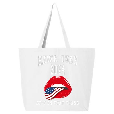 Hawk Tuah Spit On That Thang 2024 Hawk Tuah 24 Funny Trendy 25L Jumbo Tote