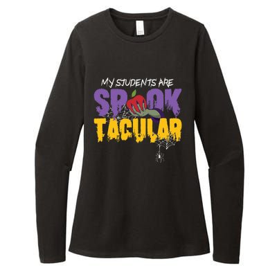 Halloween Teacher Spooktacular Teacher Halloween Womens CVC Long Sleeve Shirt