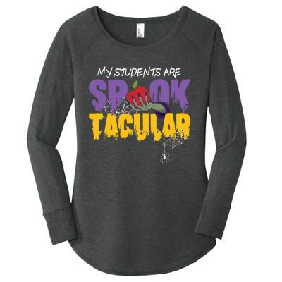 Halloween Teacher Spooktacular Teacher Halloween Women's Perfect Tri Tunic Long Sleeve Shirt