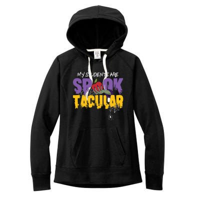 Halloween Teacher Spooktacular Teacher Halloween Women's Fleece Hoodie