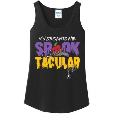 Halloween Teacher Spooktacular Teacher Halloween Ladies Essential Tank