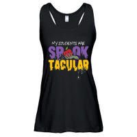 Halloween Teacher Spooktacular Teacher Halloween Ladies Essential Flowy Tank