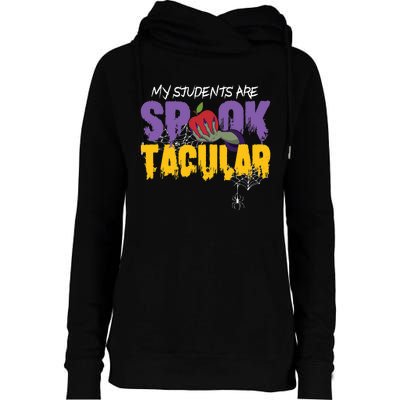 Halloween Teacher Spooktacular Teacher Halloween Womens Funnel Neck Pullover Hood