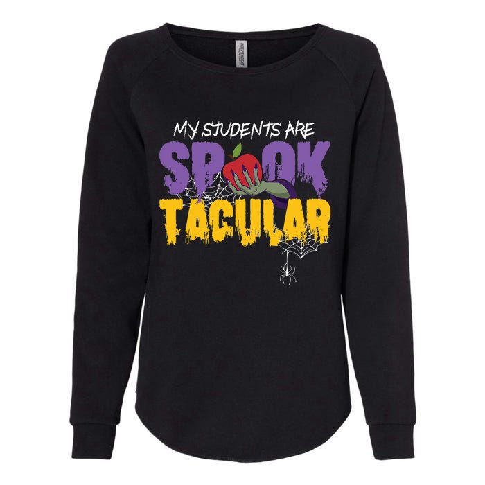 Halloween Teacher Spooktacular Teacher Halloween Womens California Wash Sweatshirt