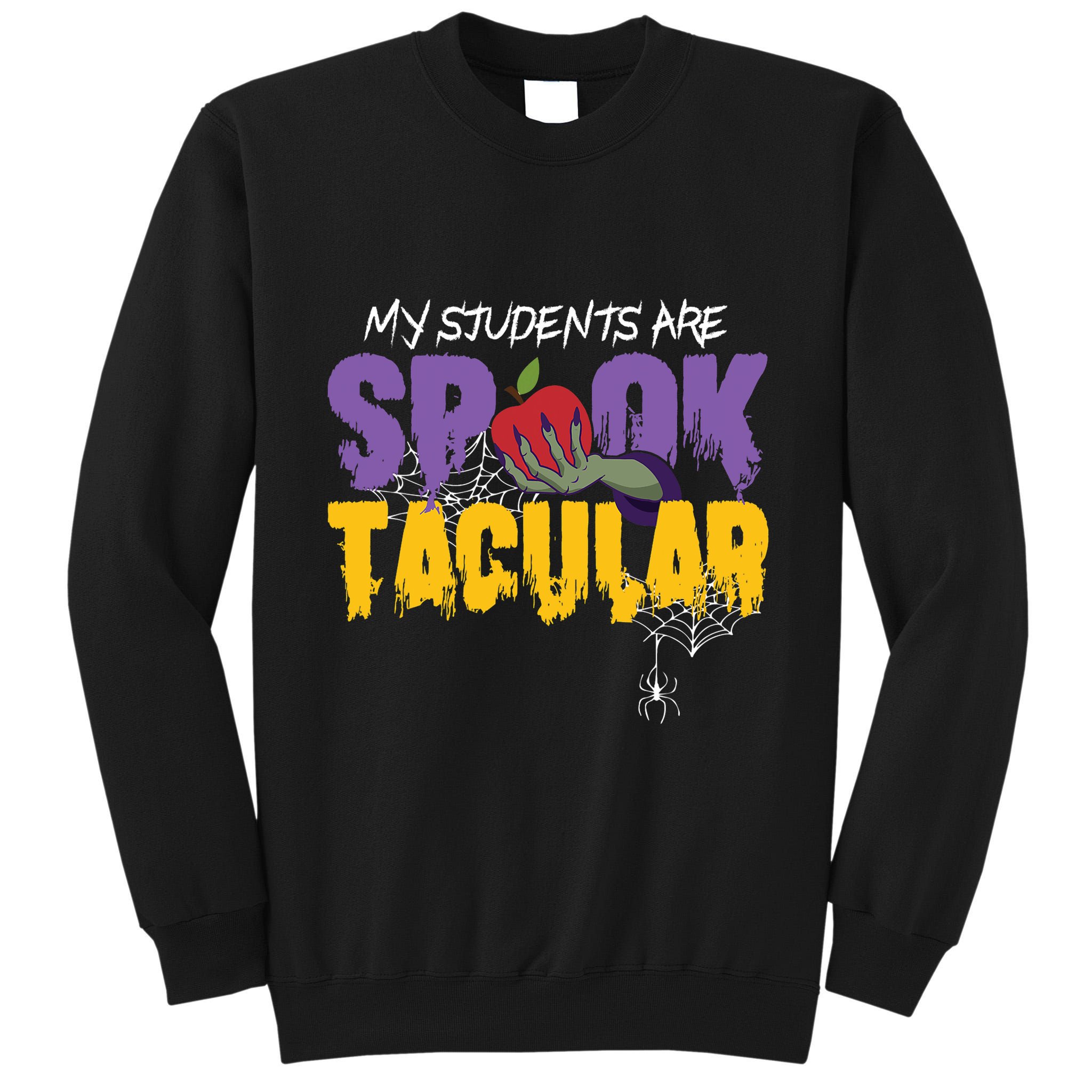 Halloween Teacher Spooktacular Teacher Halloween Tall Sweatshirt