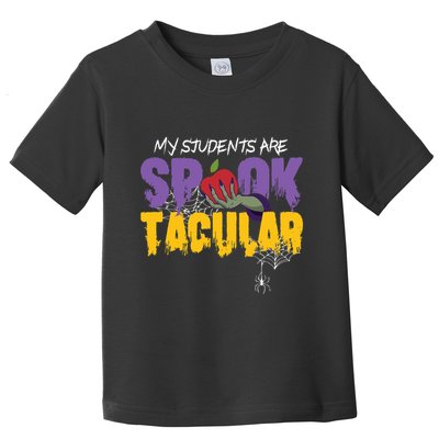 Halloween Teacher Spooktacular Teacher Halloween Toddler T-Shirt