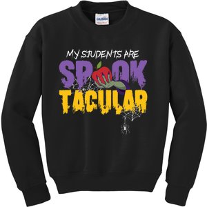 Halloween Teacher Spooktacular Teacher Halloween Kids Sweatshirt