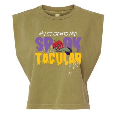 Halloween Teacher Spooktacular Teacher Halloween Garment-Dyed Women's Muscle Tee