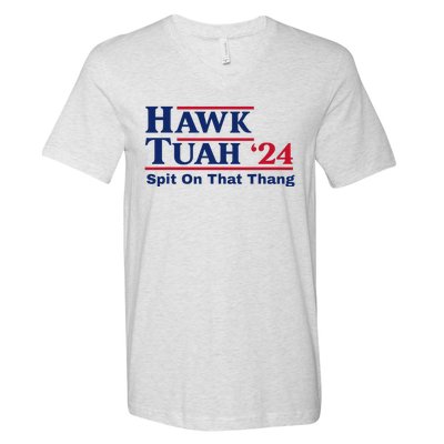 Hawk Tush Spit On That Thing Viral Election Parody V-Neck T-Shirt