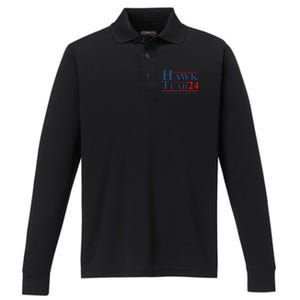 Hawk Tush Spit On That Thing Performance Long Sleeve Polo