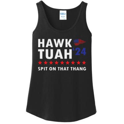 Hawk Tush Spit On That Thing Viral Election Parody Women Ladies Essential Tank