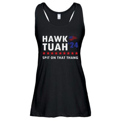 Hawk Tush Spit On That Thing Viral Election Parody Women Ladies Essential Flowy Tank