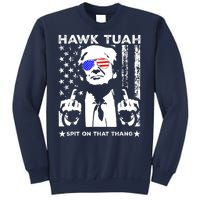 Hawk Tush Spit On That Thang Trump Middle Finger Meme Sweatshirt