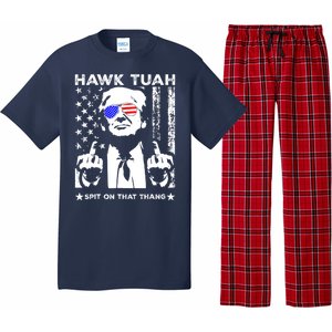 Hawk Tush Spit On That Thang Trump Middle Finger Meme Pajama Set