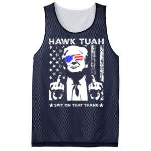 Hawk Tush Spit On That Thang Trump Middle Finger Meme Mesh Reversible Basketball Jersey Tank