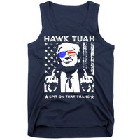 Hawk Tush Spit On That Thang Trump Middle Finger Meme Tank Top