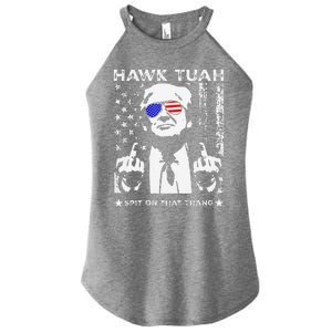 Hawk Tush Spit On That Thang Viral Election Parody Women's Perfect Tri Rocker Tank