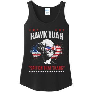 Hawk Tush Spit On That Thing Presidential Candidate Parody Ladies Essential Tank