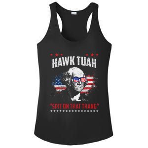 Hawk Tush Spit On That Thing Presidential Candidate Parody Ladies PosiCharge Competitor Racerback Tank