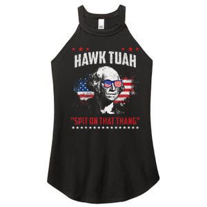 Hawk Tush Spit On That Thing Presidential Candidate Parody Women's Perfect Tri Rocker Tank