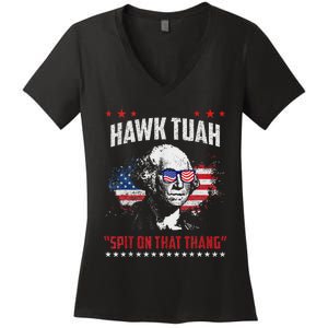 Hawk Tush Spit On That Thing Presidential Candidate Parody Women's V-Neck T-Shirt