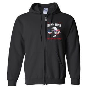 Hawk Tush Spit On That Thing Presidential Candidate Parody Full Zip Hoodie