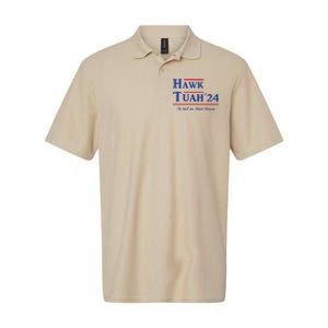 Hawk Tush Spit On That Thang Viral Election Parody Softstyle Adult Sport Polo