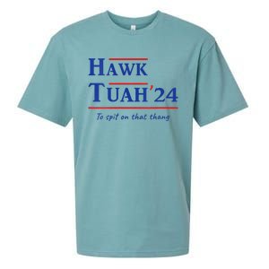 Hawk Tush Spit On That Thang Viral Election Parody Sueded Cloud Jersey T-Shirt